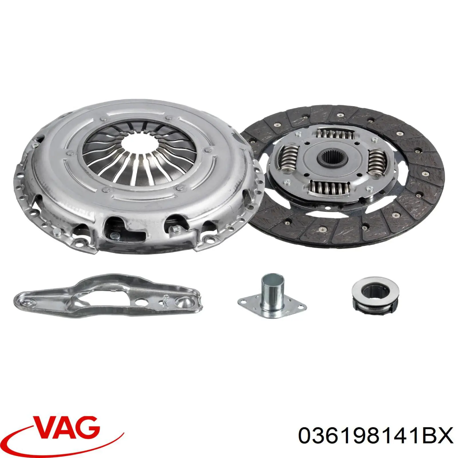 036198141BX VAG kit de embrague (3 partes)