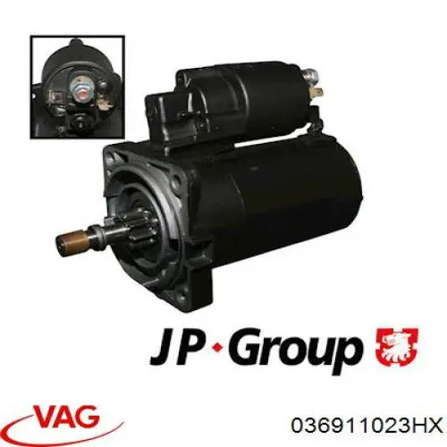 036911023HX VAG motor de arranque