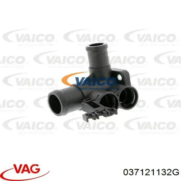 037121132G VAG brida del sistema de refrigeración (triple)