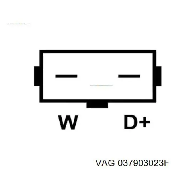 037903023F VAG alternador