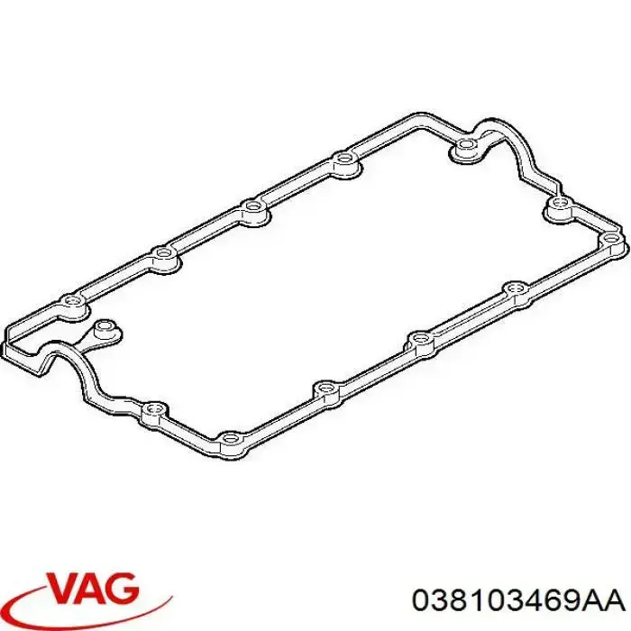 038103469AA VAG junta de la tapa de válvulas del motor