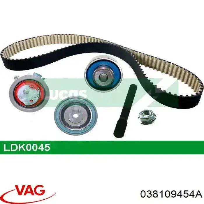 038109454A VAG tornillo (tuerca de sujeción)