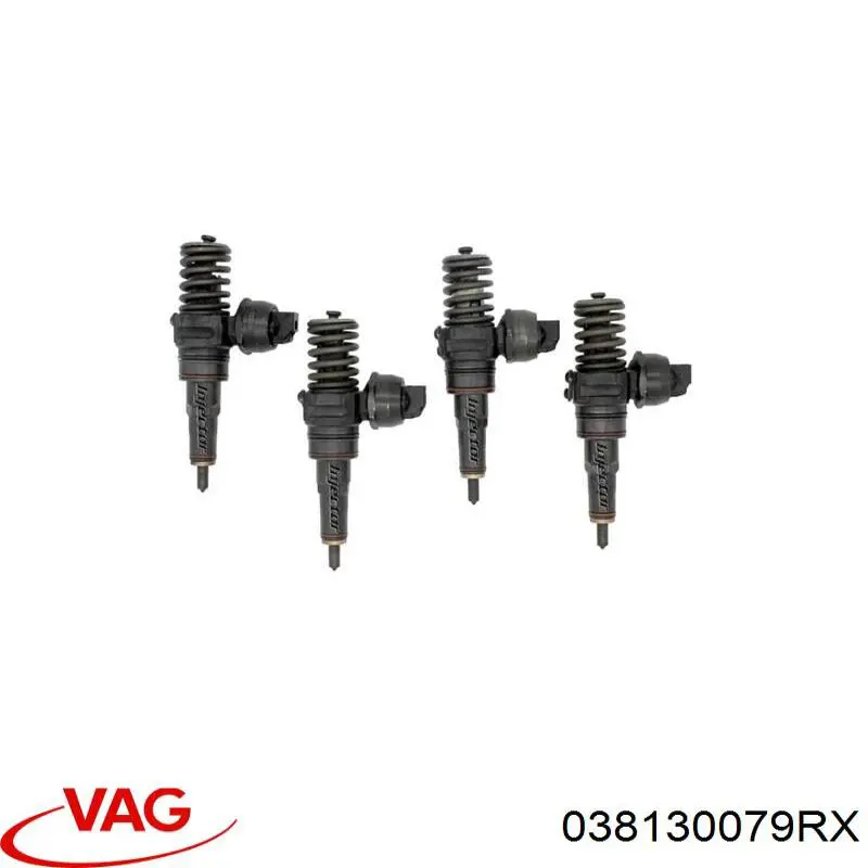 038130079RX VAG inyector de combustible