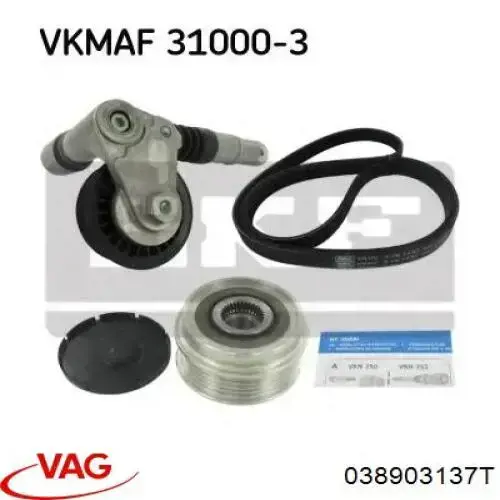 038903137T VAG correa trapezoidal