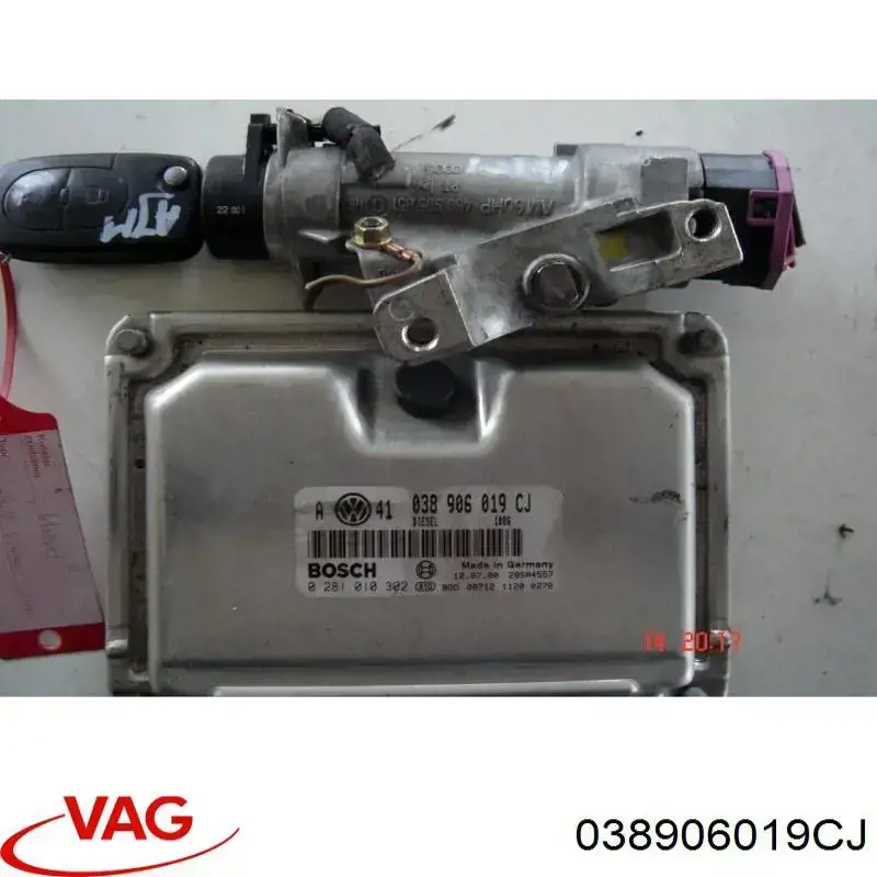 038906019CJ VAG centralina del motor / modulo de control del motor (ecu)