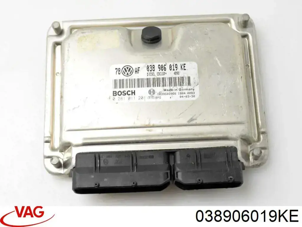 038906019KE VAG centralina del motor / modulo de control del motor (ecu)