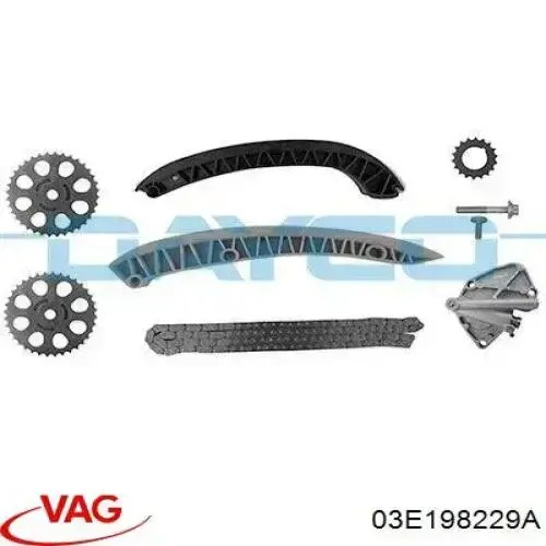 03E198229A VAG kit de cadenas de distribución