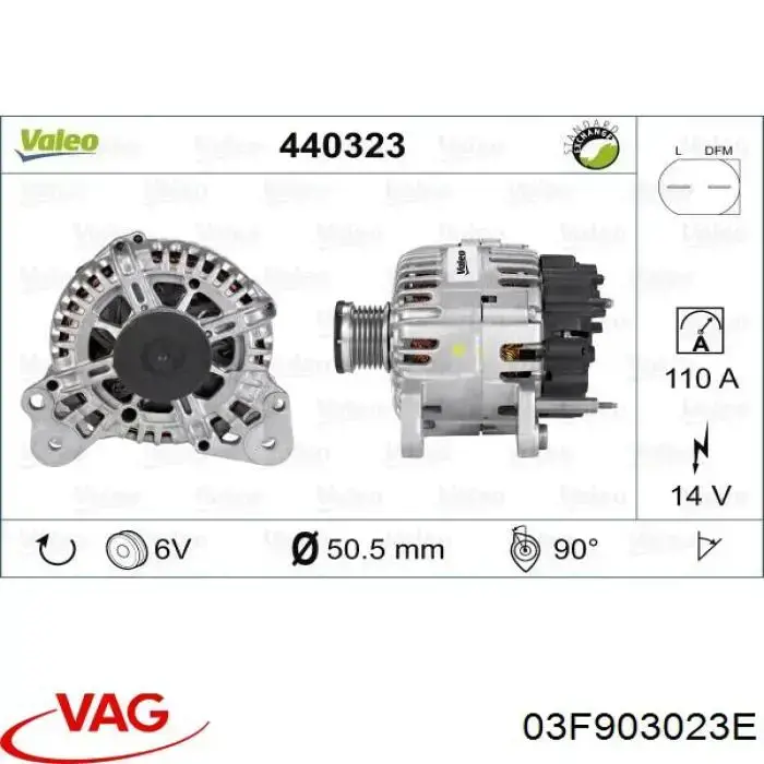 03F903023E VAG alternador