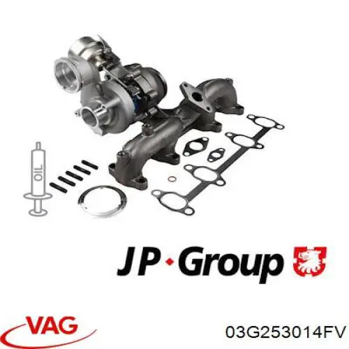 03G253014FV VAG turbocompresor