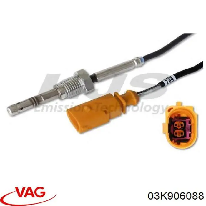 03K906088 VAG sensor de temperatura, gas de escape, antes de turbina