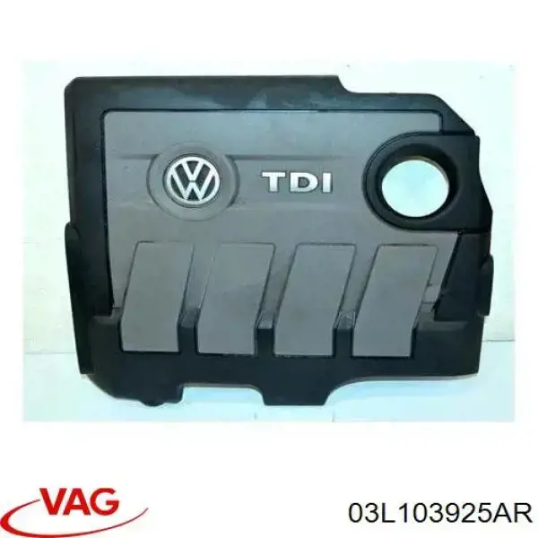 03L103925AR VAG cubierta de motor decorativa