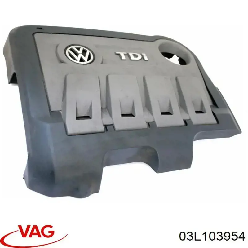 03L103954 VAG cubierta de motor decorativa