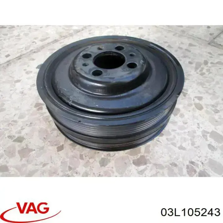 03L105243 VAG polea, cigüeñal