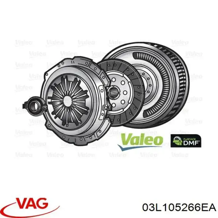 03L105266EA VAG volante motor