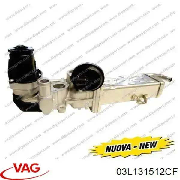 03L131512CF VAG enfriador egr de recirculación de gases de escape