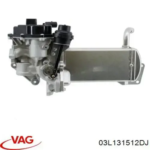 03L131512DJ VAG enfriador egr de recirculación de gases de escape