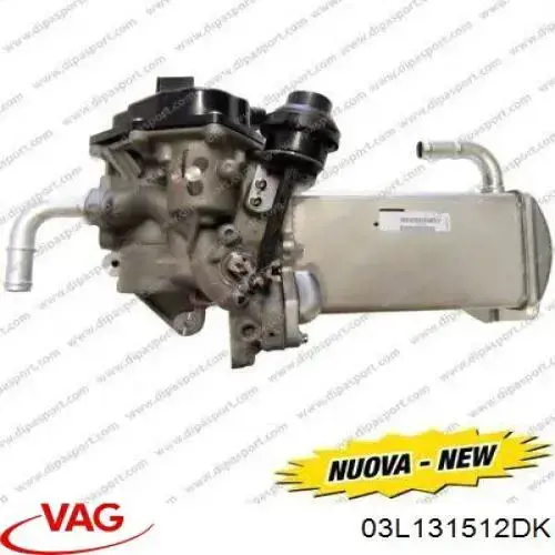 03L131512DK VAG enfriador egr de recirculación de gases de escape