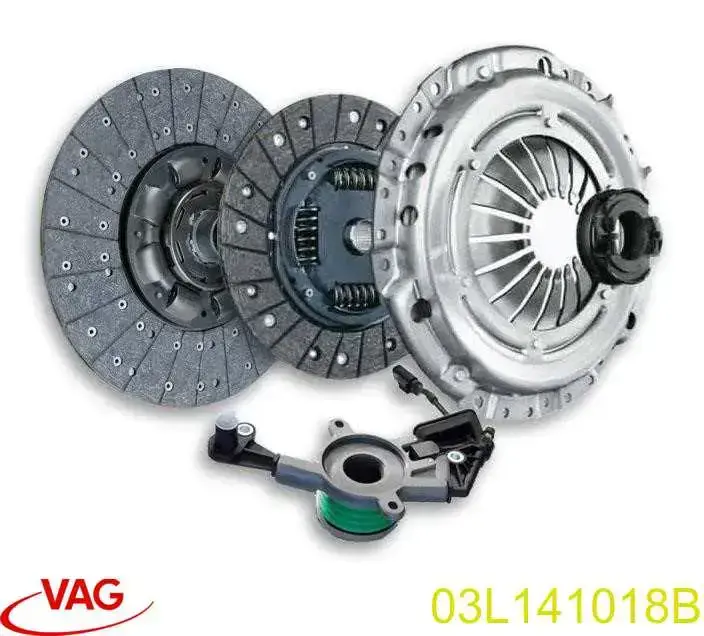 03L141018BV VAG kit de embrague (3 partes)