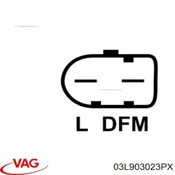 03L903023PX VAG alternador