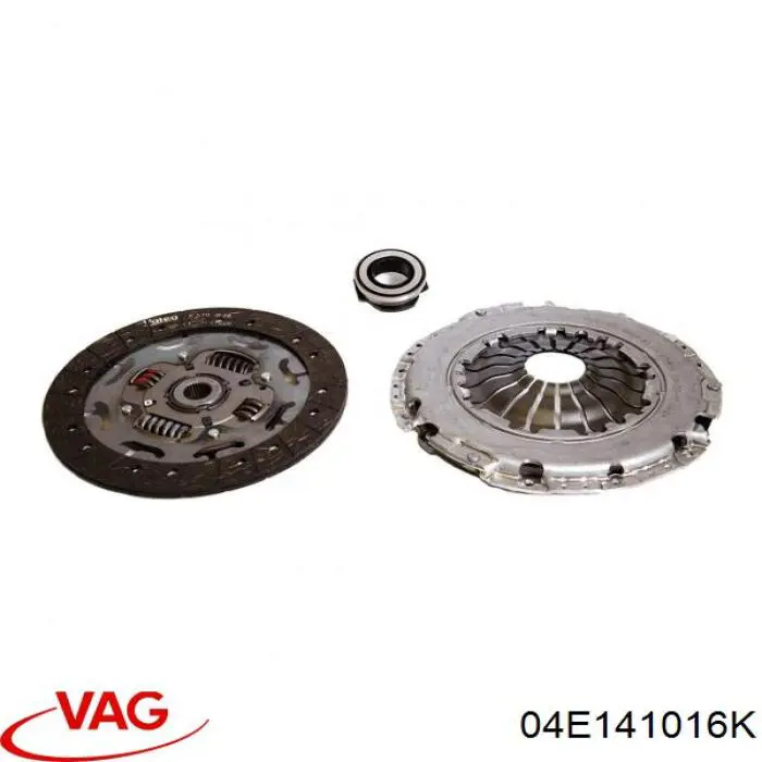 04E141016K VAG kit de embrague (3 partes)