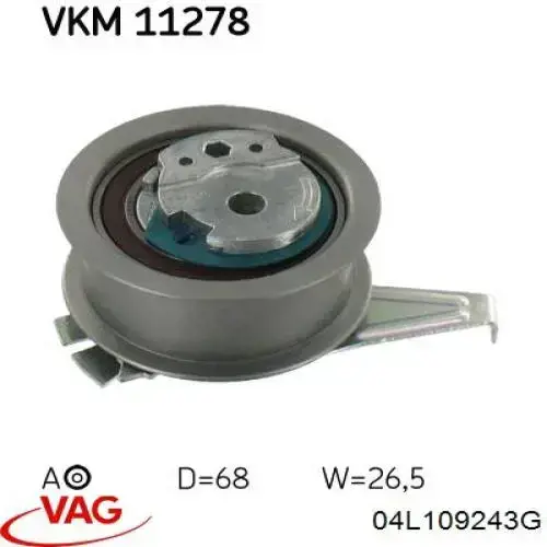 04L109243G VAG tensor, correa dentada