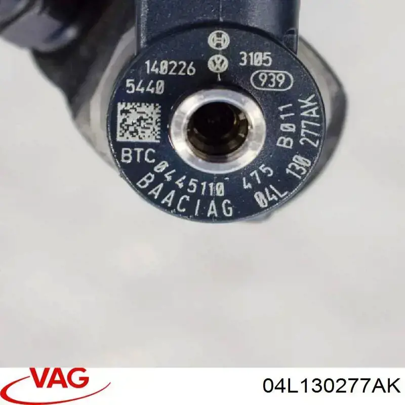 04L130277AK VAG inyector de combustible