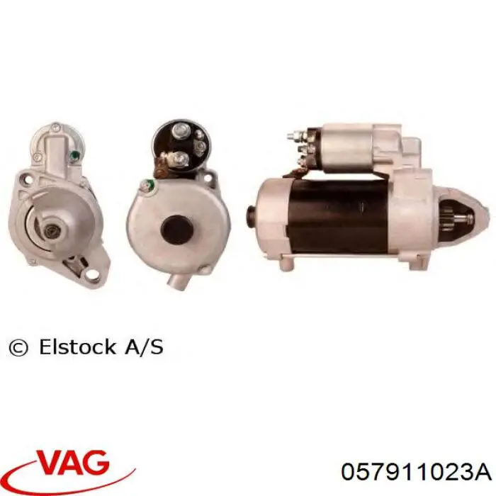 057911023AX VAG motor de arranque