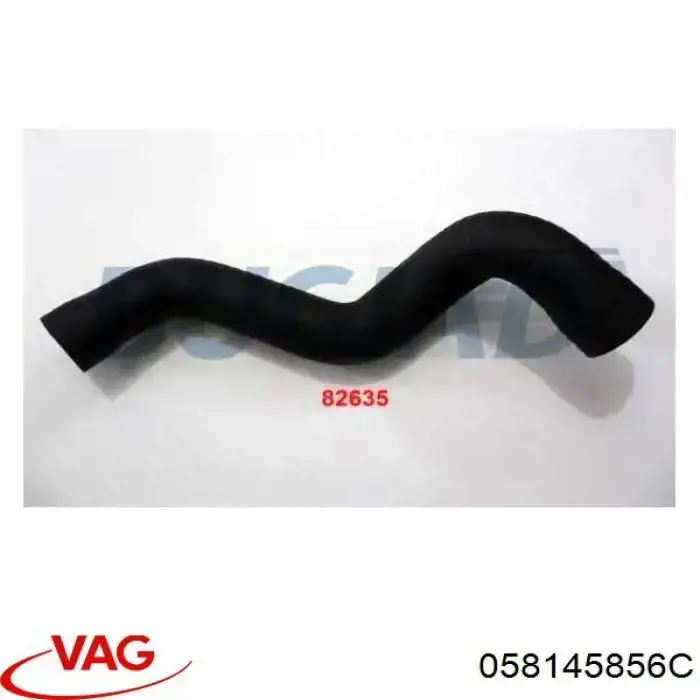 058145856C VAG tubo flexible de aire de sobrealimentación superior