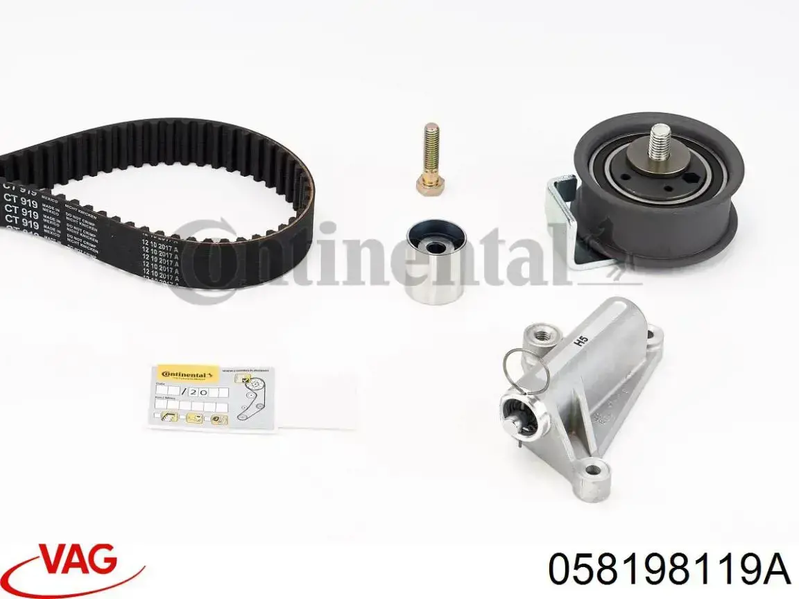 058198119A VAG kit correa de distribución