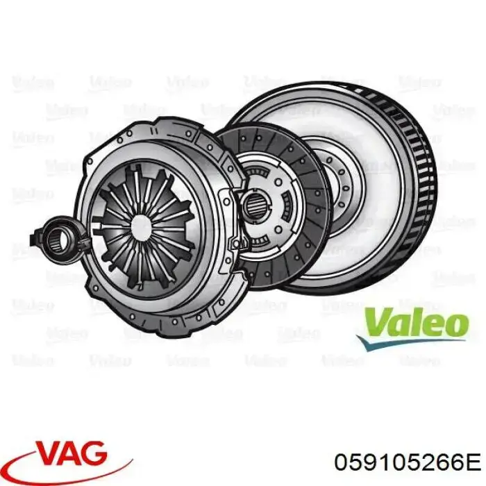 059105266E VAG volante motor