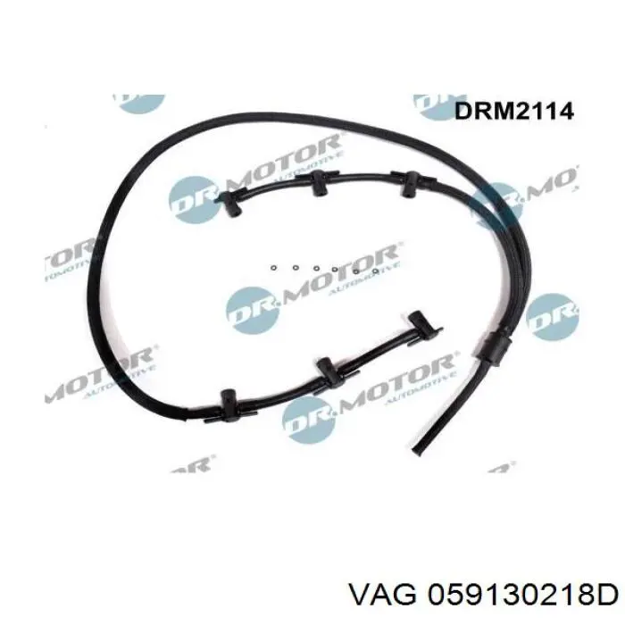 059130218D VAG tubo de combustible atras de las boquillas