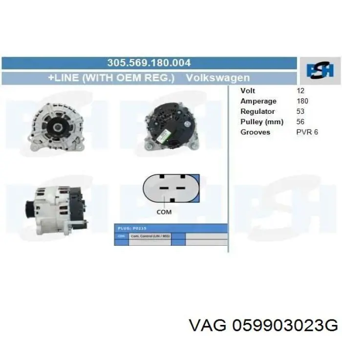 FG18T042 VALEO alternador