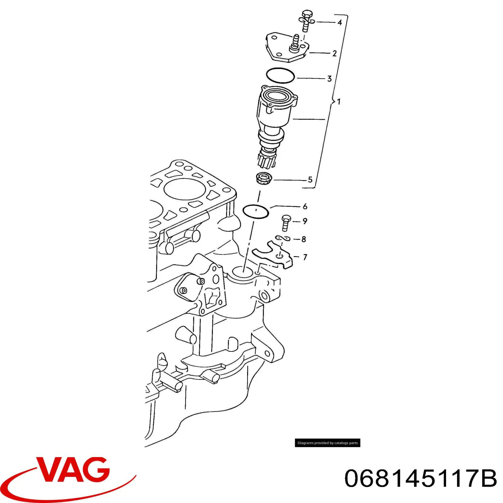  Retén, bomba de vacío para Seat Alhambra 7V8, 7V9