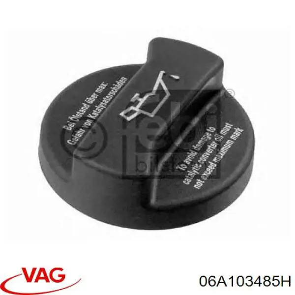 06A103485H VAG tapa de tubo de llenado de aceite