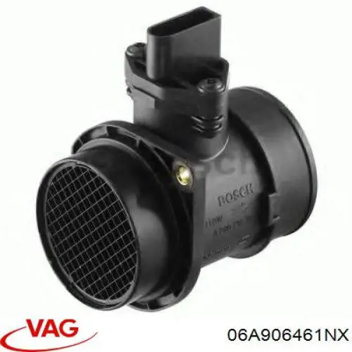 06A906461NX VAG sensor de flujo de aire/medidor de flujo (flujo de aire masibo)