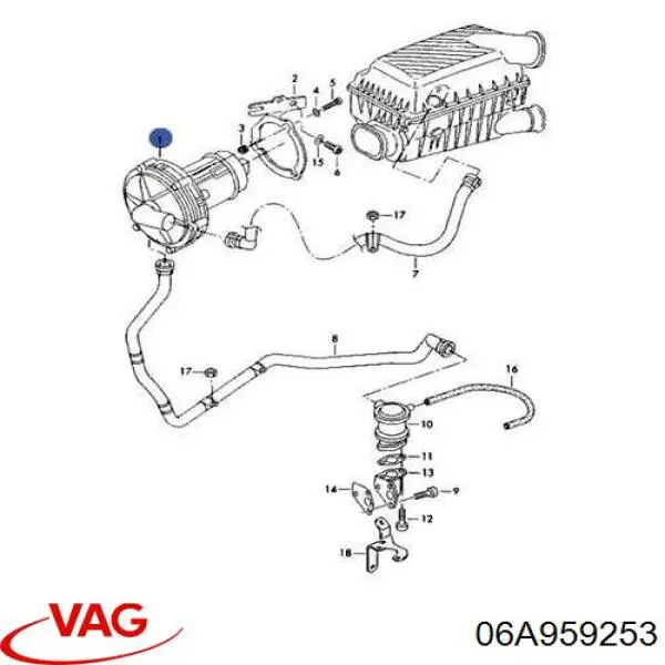  Bomba De Aire para Audi A3 8L1