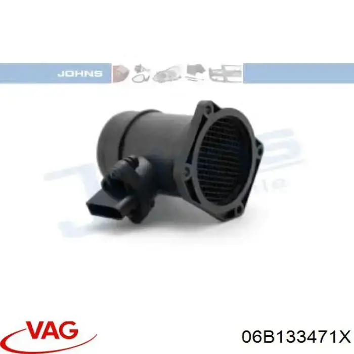 06B133471X VAG sensor de flujo de aire/medidor de flujo (flujo de aire masibo)