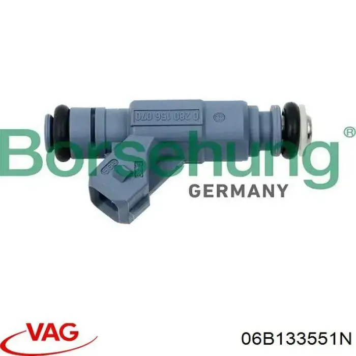 6B133551M VAG inyector de combustible