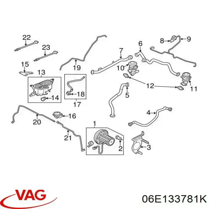  Válvula de ventilación, depósito de combustible para Audi A7 4GA, 4GF