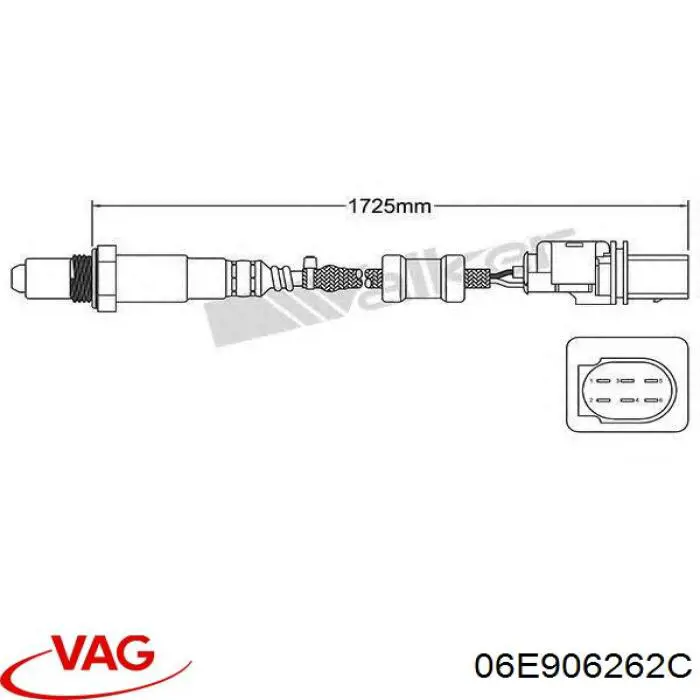 06E906262C VAG sonda lambda