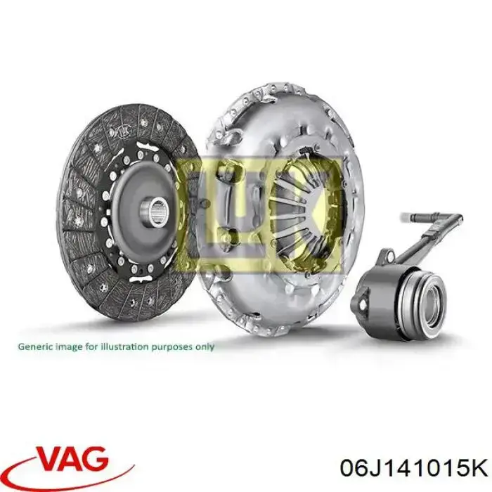 06J141015K VAG kit de embrague (3 partes)