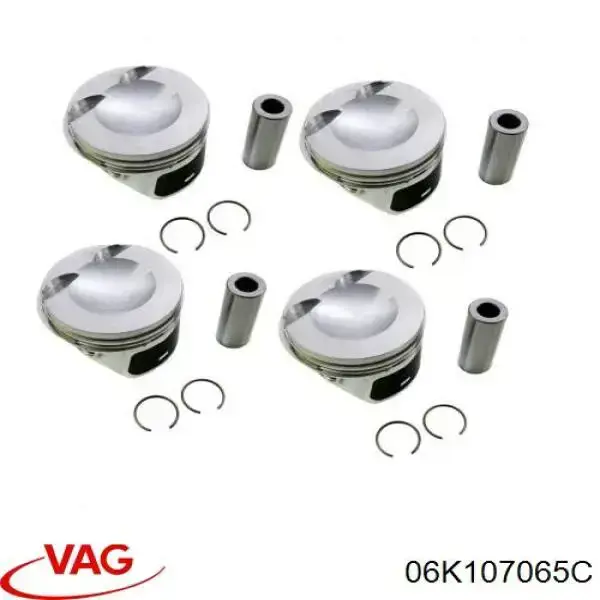 06K107065C VAG pistón completo para 1 cilindro, std