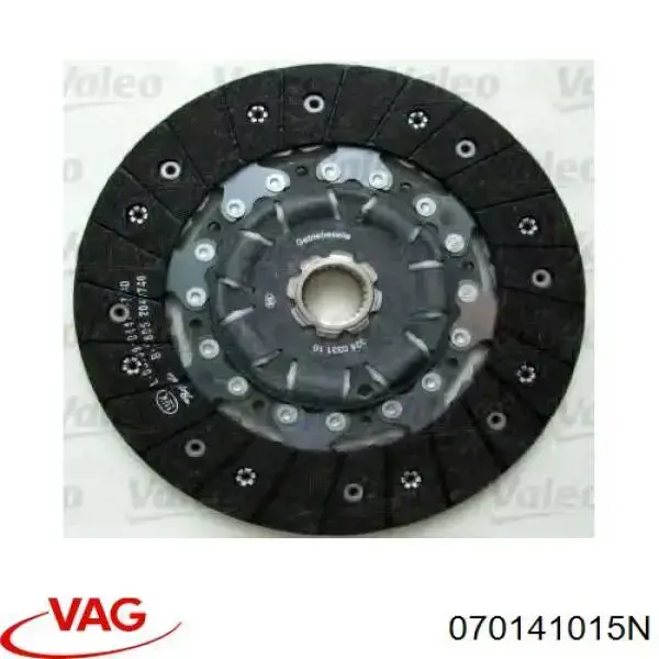 070141015N VAG kit de embrague (3 partes)