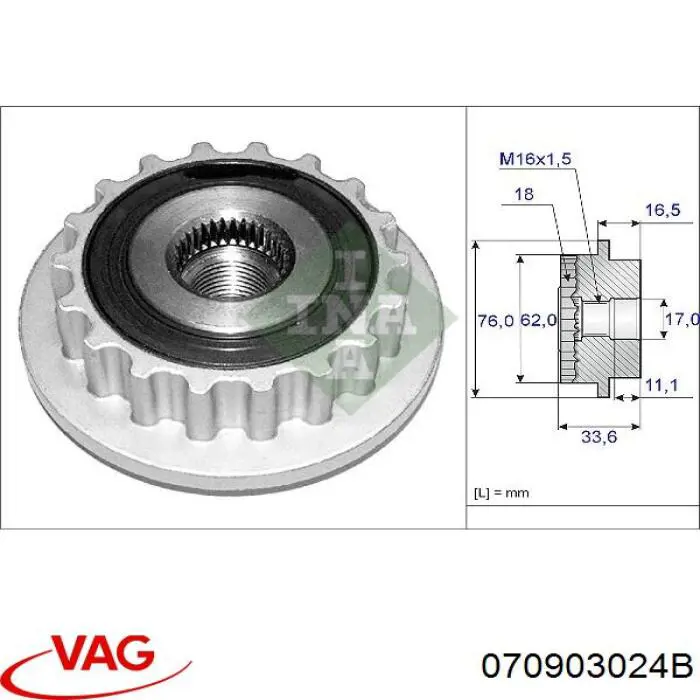 070903024B VAG alternador