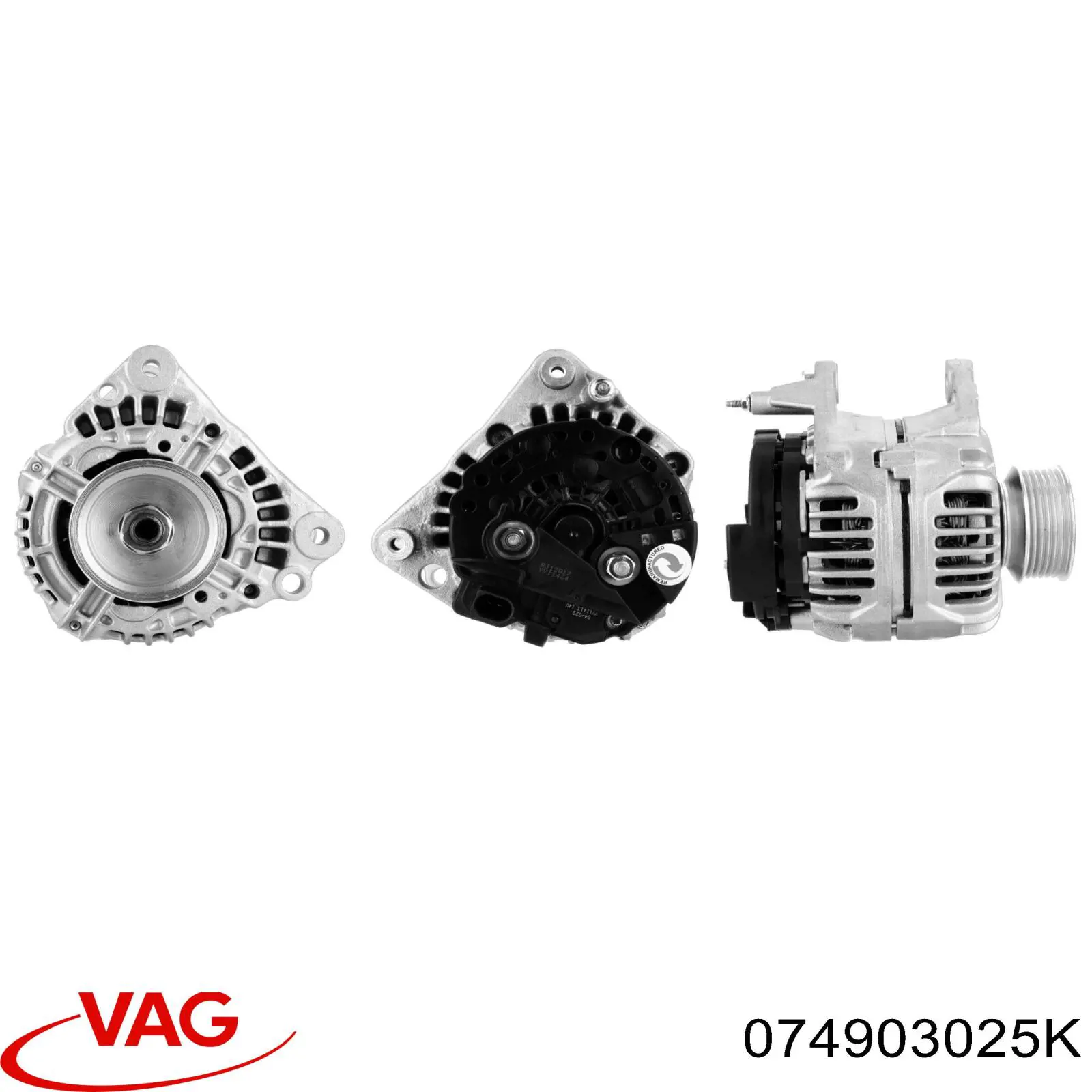 074903025K VAG alternador