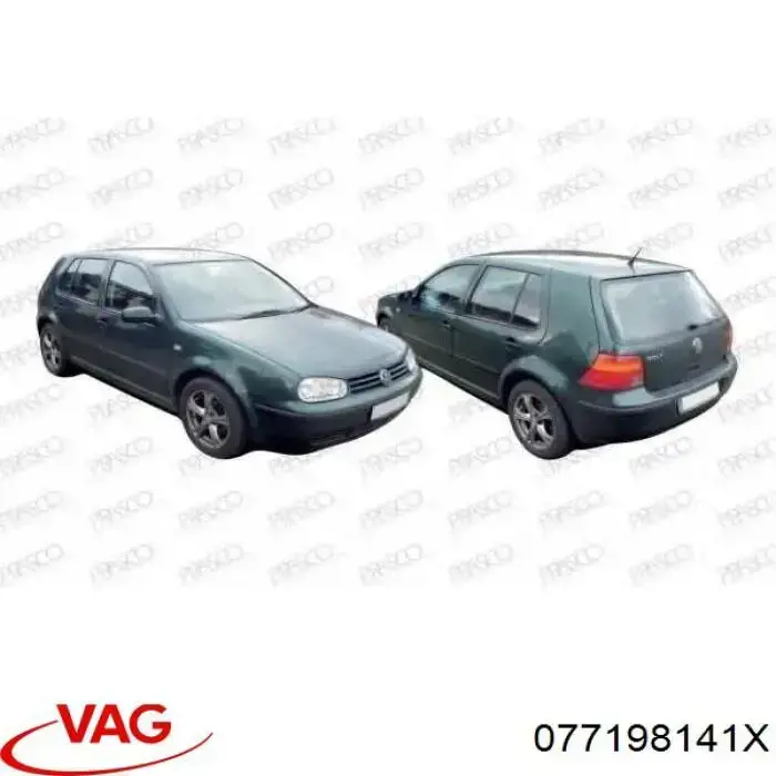 077198141X VAG kit de embrague (3 partes)