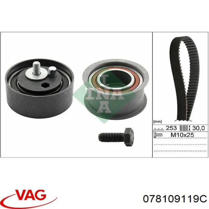 078109119C VAG correa distribucion