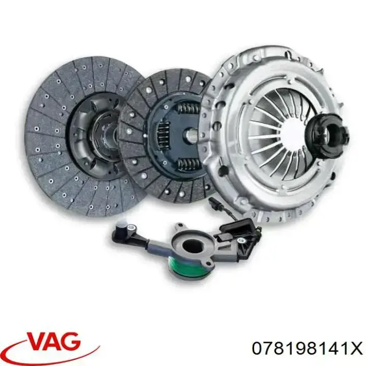 078198141X VAG kit de embrague (3 partes)