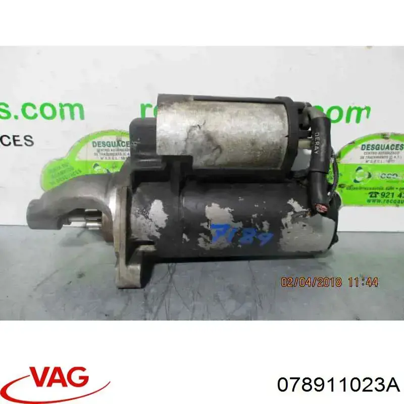 078911023A VAG motor de arranque