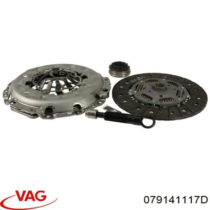 079141117D VAG kit de embrague (3 partes)